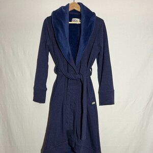 UGG Duffield Robe - Plush Blue - Size M
